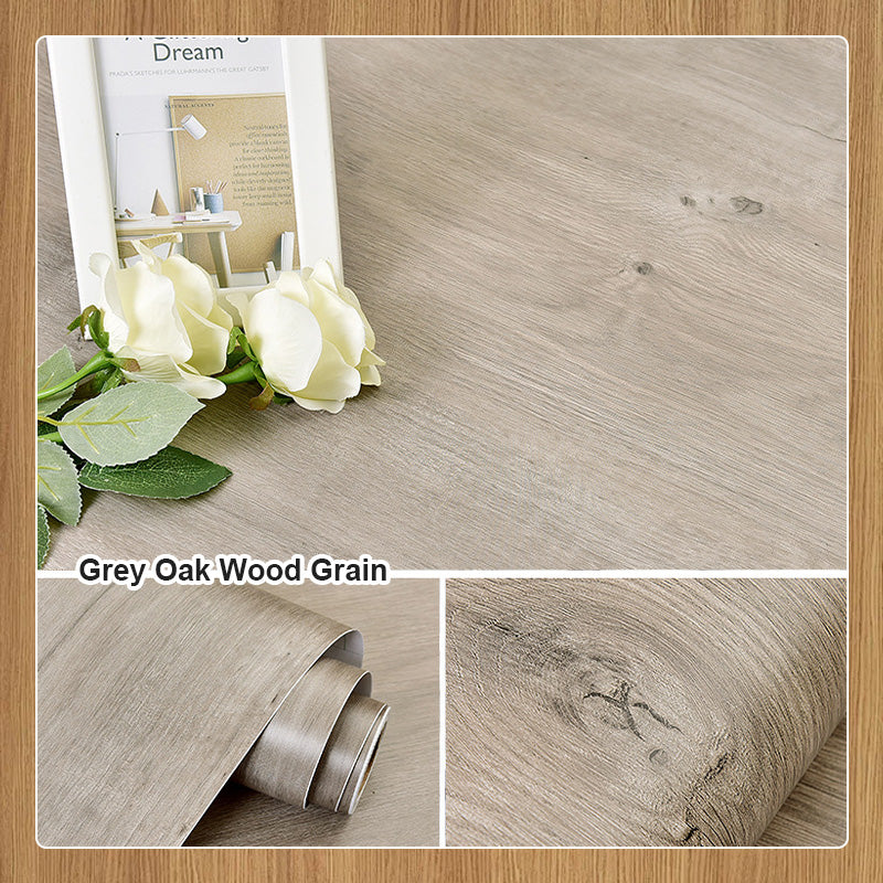 Wood Grain Furniture Renovation Stickers