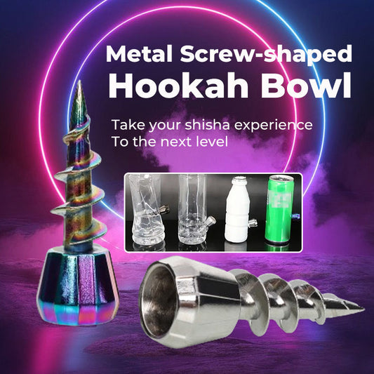 Metal Screw-shaped Hookah Bowl