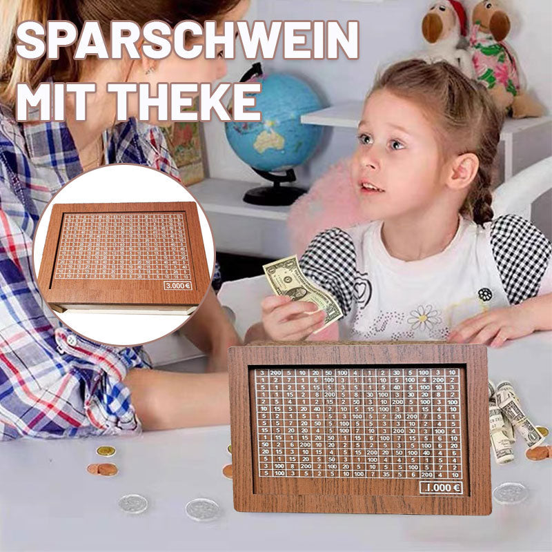 Sparschwein mit Theke