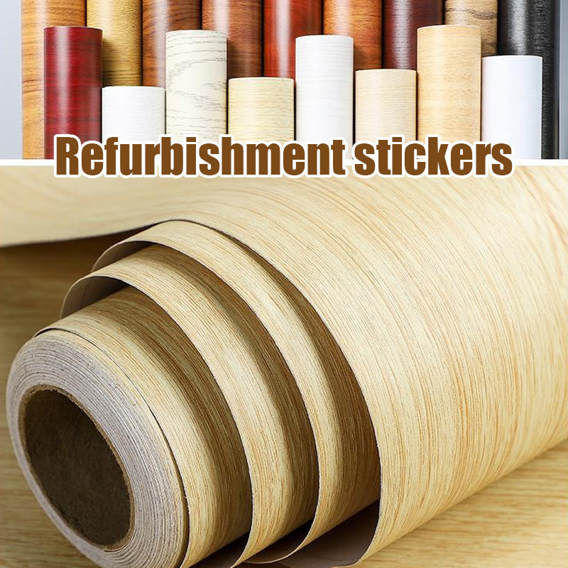 Wood Grain Furniture Renovation Stickers