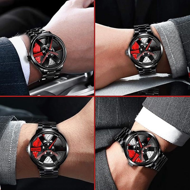 Vacuum Plated Wheel Watch