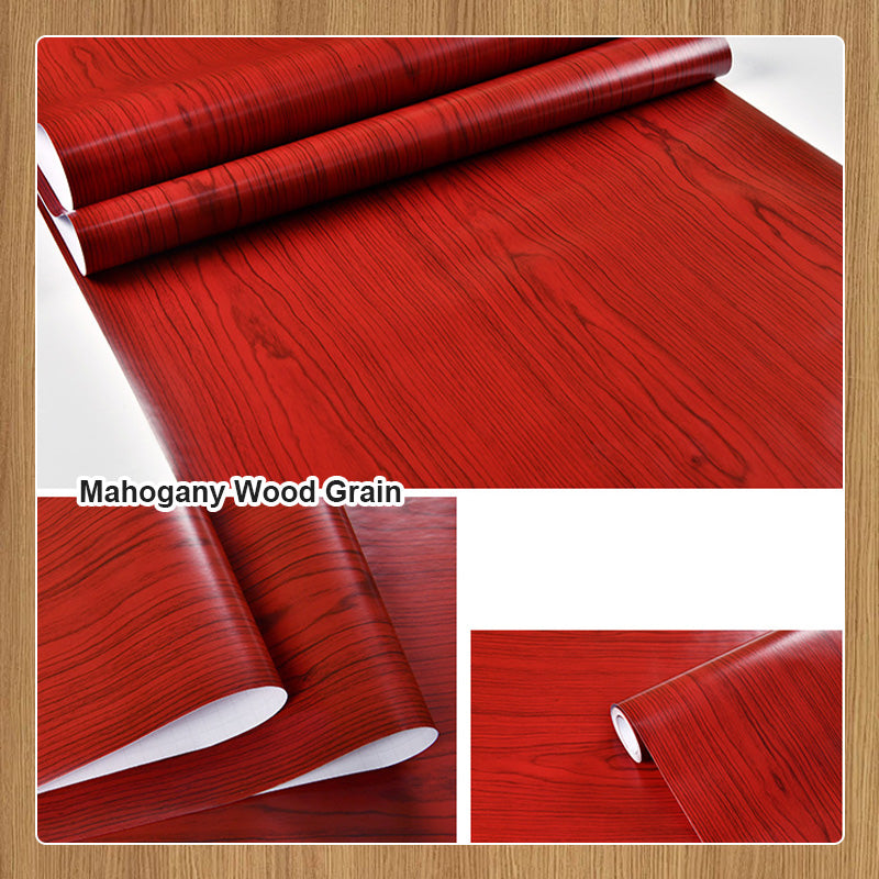 Wood Grain Furniture Renovation Stickers